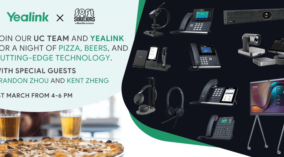 Join our UC Team and Yealink for pizza, beers and cutting-edge technology