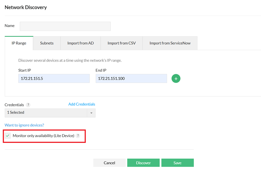 OpManager Lite Licensing
