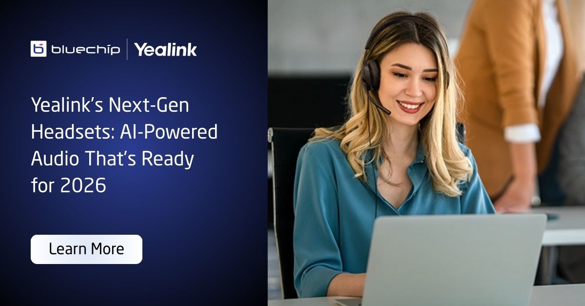 Yealinks next gen headsets Blog Post Image 1 1200 x 627 AI-Powered Audio